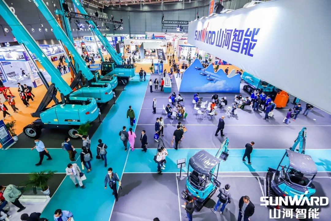 “乐投网站绿”亮相长沙国际工程机械展，50余款产品尽显乐投网站智能创新实力